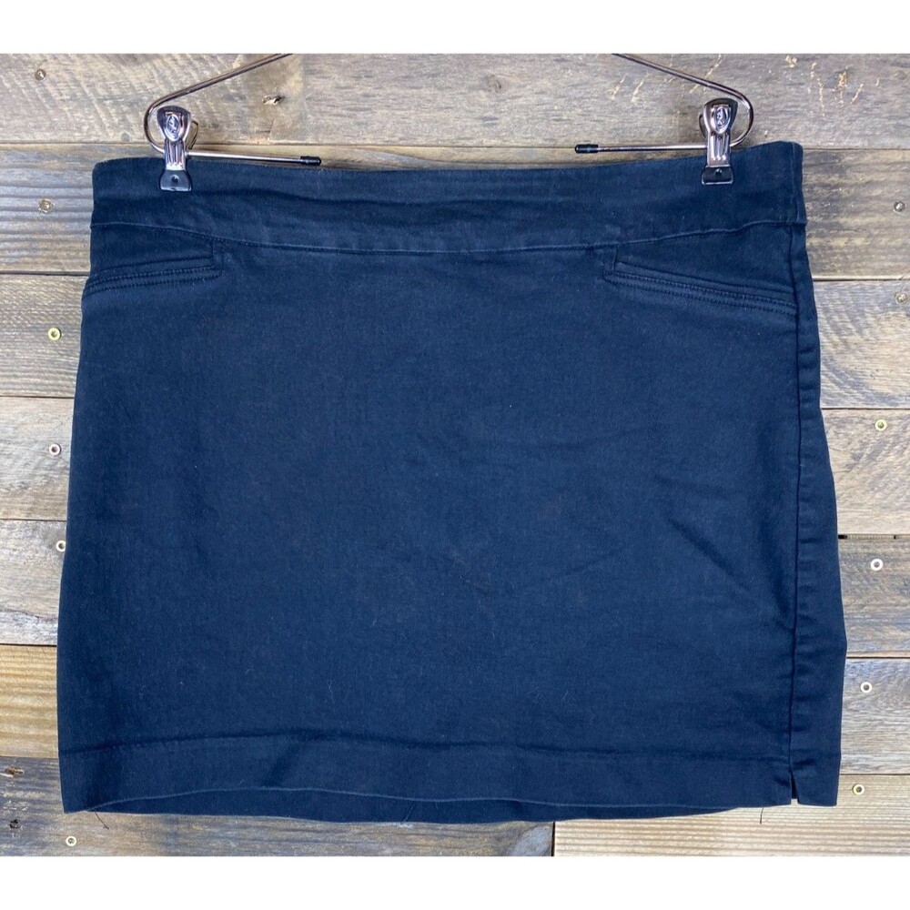 Croft & Barrow Women's Plus Size 16 Black Skort